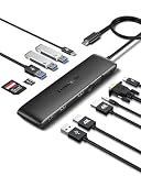 Lemorele ドッキングステーション MST HDMI ２つ Lemorele USB C ハブ 12 in 1 MST デュアル