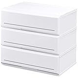 日本製 収納ケース 収納チェスト 色分け収納 インテリアチェスト (62cm幅 3段)