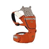 I-angel Animal クロベ·エアヒップシートキャリア,おくるみ,フロント バックパックキャリア (オレンジ(Orange)) [並行輸入品]