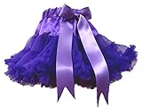 TUTU チュチュスカート12色揃ってとってもカラフル フリフリチュチュ tutu スカート (サイズ(XXL)120-130 ウエスト 54cm スカート丈 35cm, パープル)