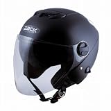 TNK工業 スピードピット ZJ-3 ヘルメット ハーフマットブラック 51006 ジェット DEEPFREE (頭囲 58cm~60cm未満)
