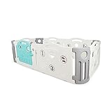 iFAM Deluxe Learning Babyroom デラックスラーニング ベビーサークル プレイペンセット[並行輸入品] (拡張（ゲート1EA +サイド5EA +コーナー4EA）)