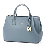 (フルラ) FURLA ショルダー付 トートバッグ　スモール LINDA S TOTE C/TRACOLLA ブルー 903657 [並行輸入品]