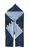 Snoozebaby Wrap Blanket Trendy Wrapping (Indigo Blue, 80 x 80 cm) by Snooze Baby