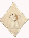 Baby Blankie Buddies 2-in-1 Security Blanket 18x18 Beige Blanket with Puppy Dog 12 Long by Ellis Col