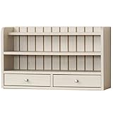 弁天インテリア ミニラック 【 自然な風合い / 調味料 小物類の収納 】 カウンターすっきり 【 完成品 】