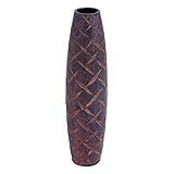 Deco 79 57238 Ceramic Tall Vase, 24' x 6' [並行輸入品]