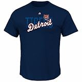 MLBクーパーズタウンメンズの最後のラリーTシャツ（XL、デトロイトタイガース)