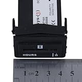 B Baosity 密閉ゲージ　10V-80V DCの時間計　ボート　車　トラック　エンジンのため