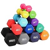 MOJEER ダンベル【2個セット1kg 2kg 3kg 4kg 5kg 6kg 8kg10kg】【 選べる8色】【エコ材質】筋トレ ダイエット 鉄アレイ ソフトコーティング HB (桜色,1kg×2)