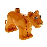 Lego Duplo - 1x Bright Light Orange Duplo Lion Adult Female