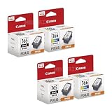 【純正品 2個×2セット】 キヤノン インクカートリッジ BC-365（ブラック）+BC-366（3色カラー） 2個×2セット 対応機種：PIXUS TS3530