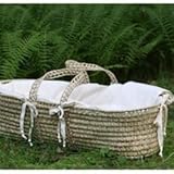 Little Merry Fellows Organic Moses Basket Bumper Replacement by Little Merry Fellows
