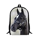 Generic Personalized Horse Outdoor Backpack School Bags for Students [並行輸入品]