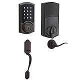 クイックセット916 SmartCodeタッチスクリーンデッドボルトfeaturing Z - Wave & SmartKey W / Arlington Handleset 99160-003-HK