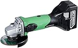 日立工機 18V コードレスディスクグラインダ 充電式 6.0Ahリチウムイオン電池、急速充電器、ケース付 G18DSL(LYPK)(L)