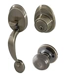 Honeywell 8101107 Classic Door Knob Handleset Antique Brass [並行輸入品]