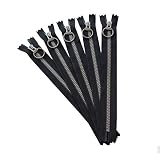 Y.K.K コンビファスナー30cm 同色5本セット 黒 3VSC30-152