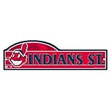 MLB Cleveland Indians 4 x 17インチプラスチックStreet Sign
