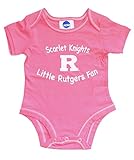 Officially Licensed NCAA Rutgers Scarlet KnightピンクOnesie