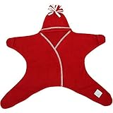Tuppence & Crumble タッペンスアンドクランブル Star Baby Wrap スターラップ Brights ４－１０ヶ月 Red レッド BFSTARWb おくるみ [並行輸入品]