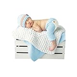 Highdas 熱い新生児の女の子の男の子のかぎ針編みのニットコスチューム写真の写真は、衣装をプロップ