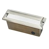 Best Quality Lighting LV61SLV Finished Outdoor Step Light with Clear Glass Shade, Stainless Steel [並