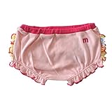 MONICA BABY BLUE ベビー キッズ ブルマ スカル 配色フリルブルマ 70cm サイズ ライトピンク コットン 2111506009