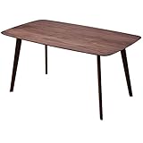 大川家具 ウォールナット幅150モダンダイニングテーブル 3481 代引不可 ポイント10倍