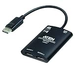 ATEN 2ポート DisplayPort分配器（4K60p、MST対応） VS92DP