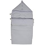 Koeka Antwerp Baby Buggy Sleeping Bag (Baby Blue, Waffle/Flannel) by Koeka
