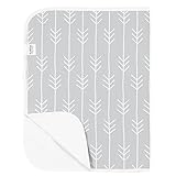 Kushies（クーシーズ）100%コットンフランネル おむつ替えシート 51×76cm (グレー ワン・ダイレクション)