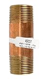 Jmfニップル1 " x 3 – 1 / 2 "レッド真鍮バルク