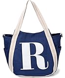 【C2-3】 ショルダー付き 2WAY マザーズバッグ 斜め掛け イニシャルトートバッグ ■MAMA-INT■(R)