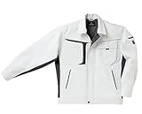 KURODARUMA(クロダルマ) 長袖ジャンパー ウルトラストレッチ 制電素材 裏綿 シルバー L