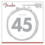 Fender エレキベース弦 7250 Bass Strings, Nickel Plated Steel, Long Scale, 7250M .045-.105