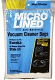 Eureka Paper Vacuum Cleaner Bag Style Ex Micro Lined - 3 Pack