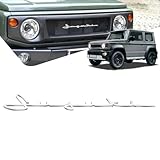 GOODGOODCAR スズキ全車種適用ジムニーJB64 JB74専用 JA系適用 エブリイ DA系適用 スイフト系適用 キャリーDA系適用 ハスラーMR系適用 ワゴンＲM系適用 エンブレム 飾りステッカー フロント 車体汎用 おしゃれスズキステッカー 3D立体 専用ロゴ 個性的 粘着力強い 剝げ落ちなく 耐久性 雰囲気変わり 取り付け簡単 外装アクセサリー (銀色)
