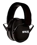 Snug キッズイヤーマフ聴覚プロテクター 聴覚過敏 自閉症 サイズ調節機能あり (黒)