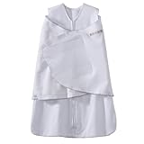 ハロースリープサック100％コットン押さえつける、グレー/ピンドット、小