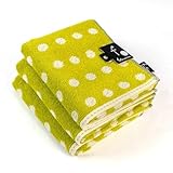 日繊商工 抗菌 防臭加工 fufu アクアボール フェイスタオル 3枚セット イエロー FU6098_3fset_Y