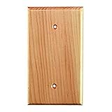 Sierra Lifestyles Traditional Switch Plate, 1 Blank, Knotty Pine by Sierra Lifestyles