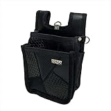 基陽 KH ギャザーフランケン 腰袋 平型2段小 黒 FKWB0123K 製品重量：250ｇ サイズ：幅155×高さ235×奥行75mm