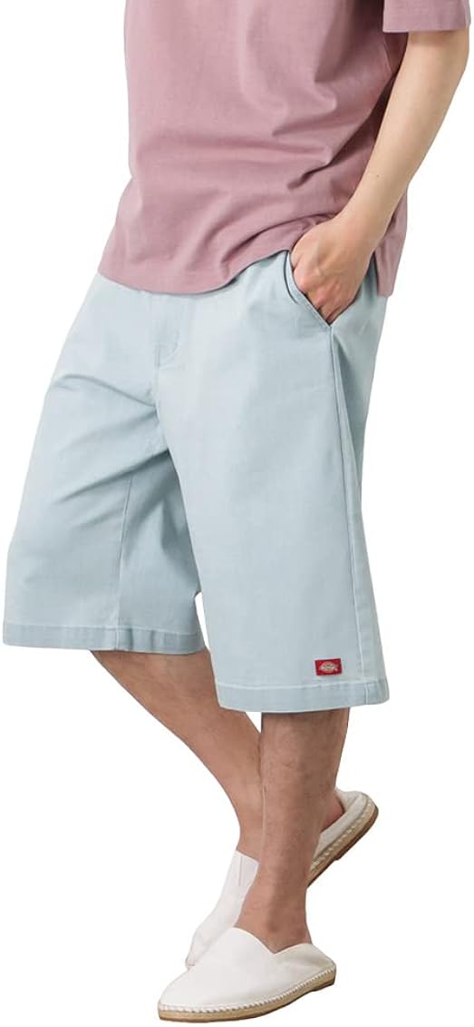 Amazon Dickies ディッキーズ ハーフパンツ M L Xl 3色展開 ストレッチ デニム ゆったり 動きやすい ブランド 人気 カラー パンツ 半ズボン 膝丈 ショートパンツ メンズ 淡色 M ショートパンツ 通販