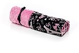 Elonka Nichole Baby Girl Receving Blanket, Paris Eiffel Tower, Poodles by Elonka Nichole