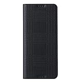 ViLi Google Pixel 7a 対応 型押し グレンチェック 薄型 軽量 スリム シンプル ケース 黒 CPIX7a-BFVL-DH-BK