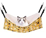 猫 ハンモック Blueekin キャットハンモック ヒモ調整可能 ペット ベッド ネコハンモック ケージ用 通気性 日向ぼっこ 遊び場 丸