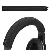 kwmobile AudioTechnica ATH M50X / M50 / M40X / M40 / M30X / M20X対応 ヘッドバンドカバー - 保護カバー 簡単装着 ネオプレン 黒色
