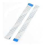 uxcell 柔軟フラットケーブル　データケーブル　10本入 28ピン　ホワイト　Bタイプ