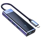 Inateck USB 3.2 Gen 2対応USB C ハブ、 Type-Cと4 USB-A ポート搭載、 HB2024